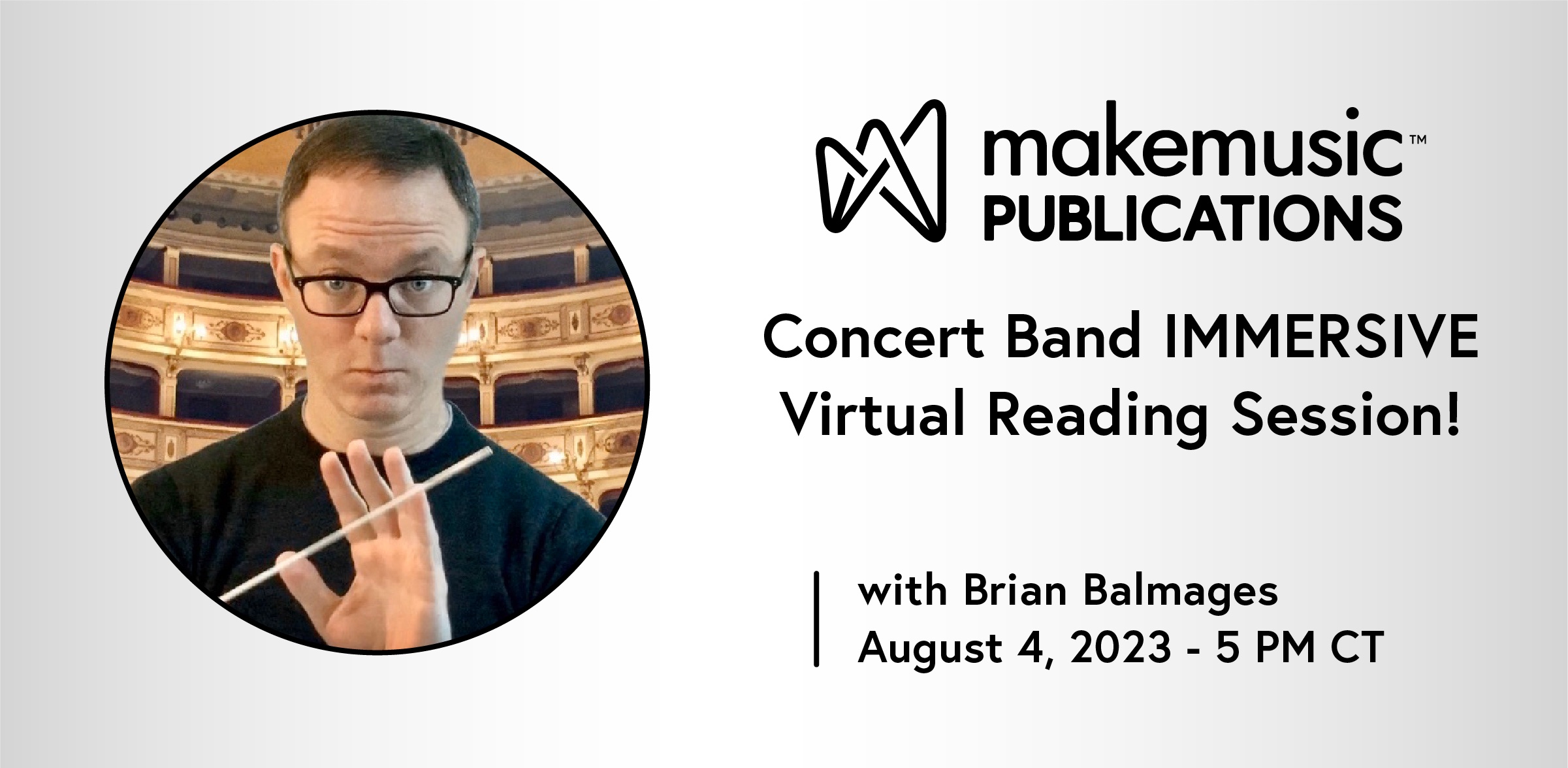 MakeMusic Publications Band IMMERSIVE Virtual Reading Session