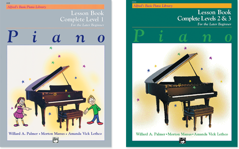 Alfred's Basic Piano Complete Levels Course Covers