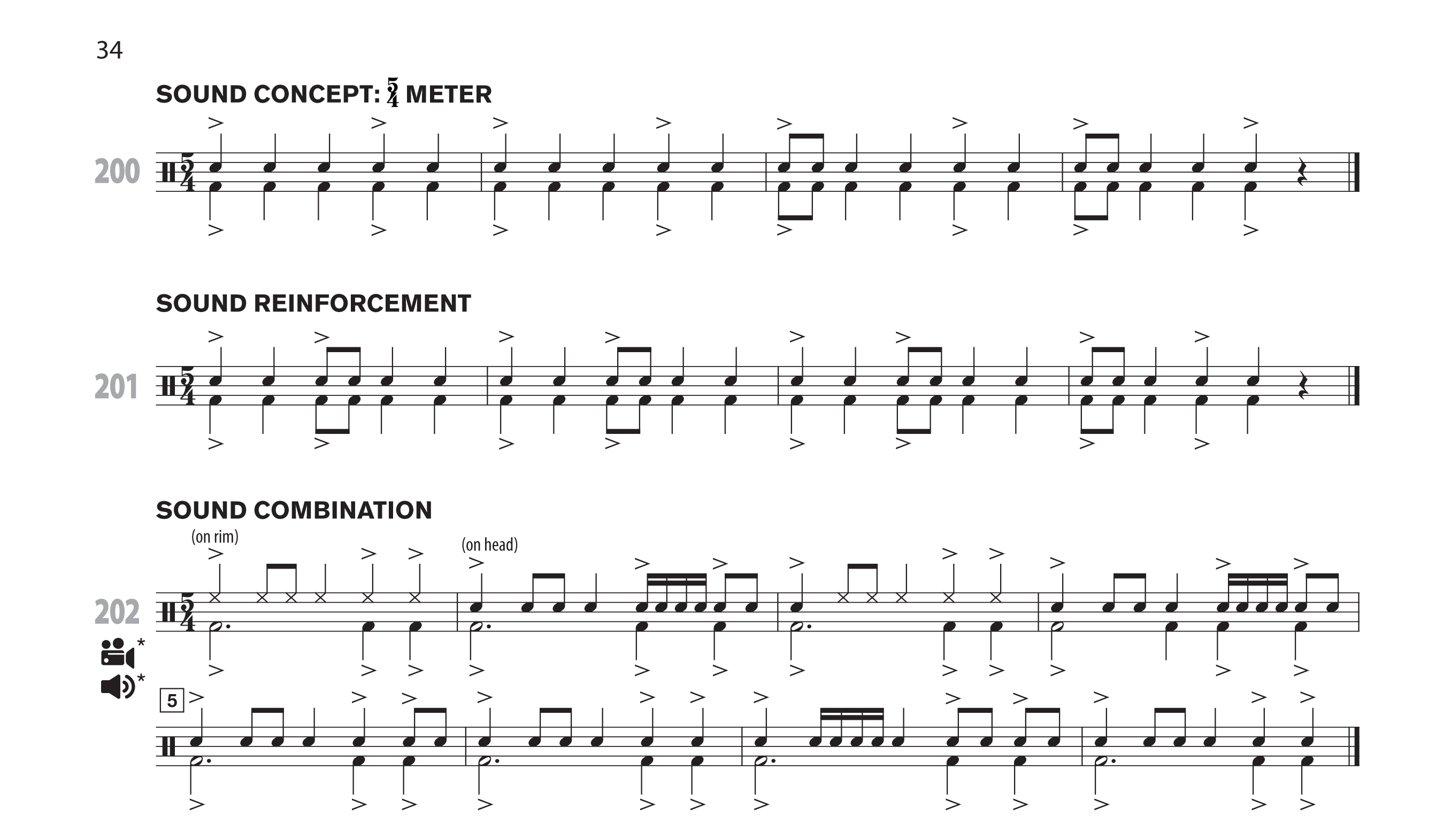 Sound Percussion: Snare & Bass