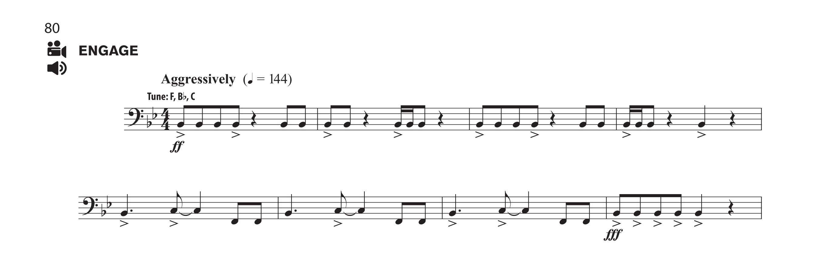 Timpani Ranges Chart